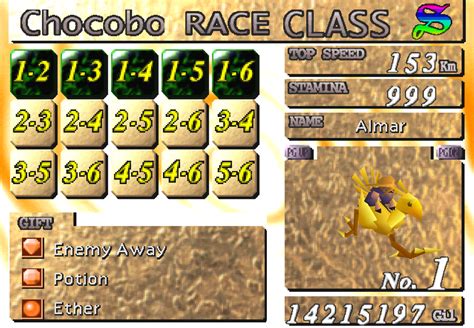 ff7 chocobo betting guide|ff7 chocobo racing betting guide.